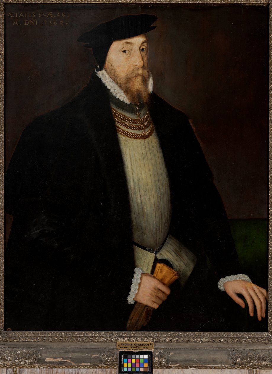 Sir Thomas Gresham (c. 1518-1579) by Steven van der (attr. to) Meulen