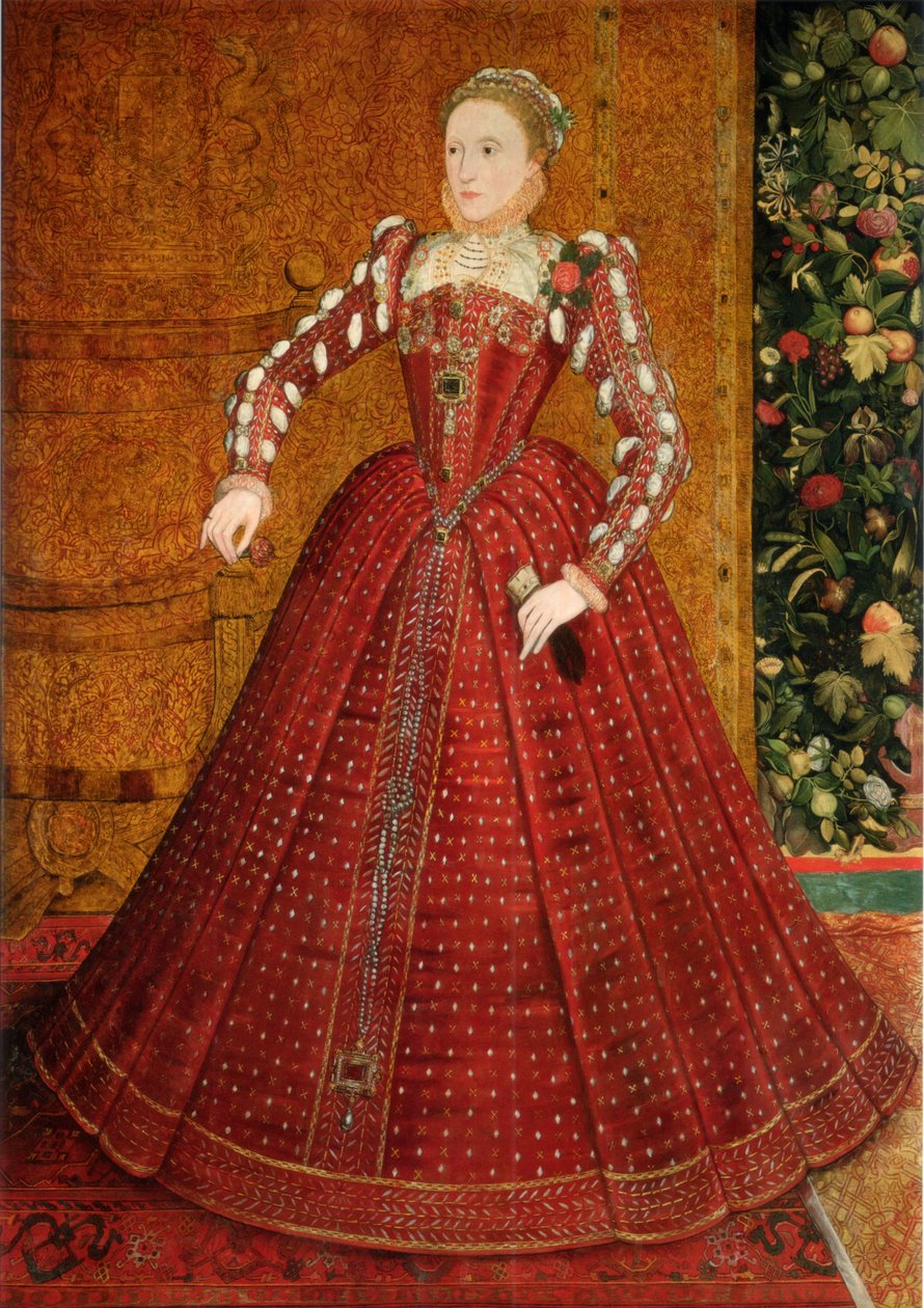Portrait of Elizabeth I of England (The Hampden Portrait), ca 1563 by Steven van der Meulen