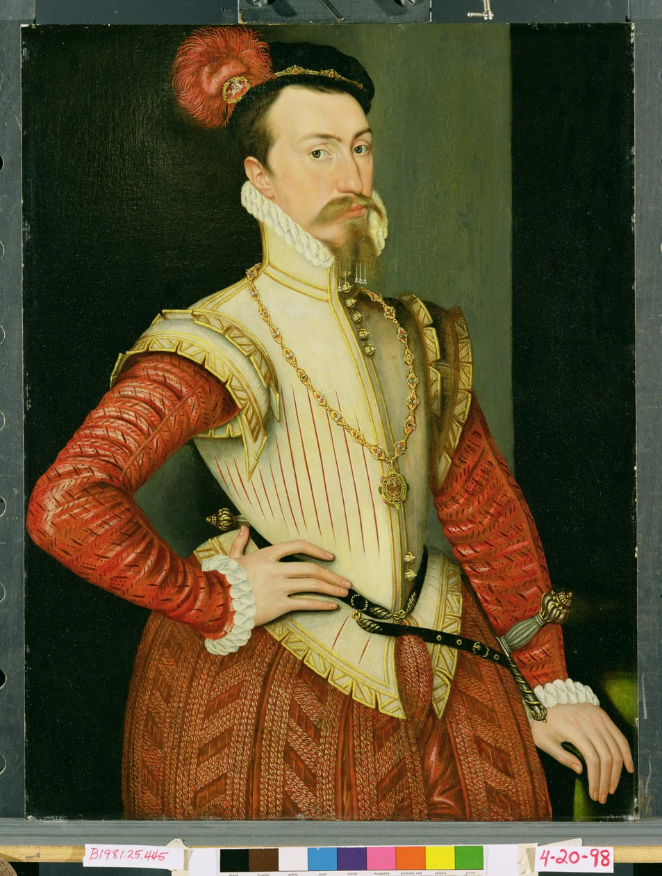 Robert Dudley, 1st Earl of Leicester, c.1560s by Steven van der Meulen