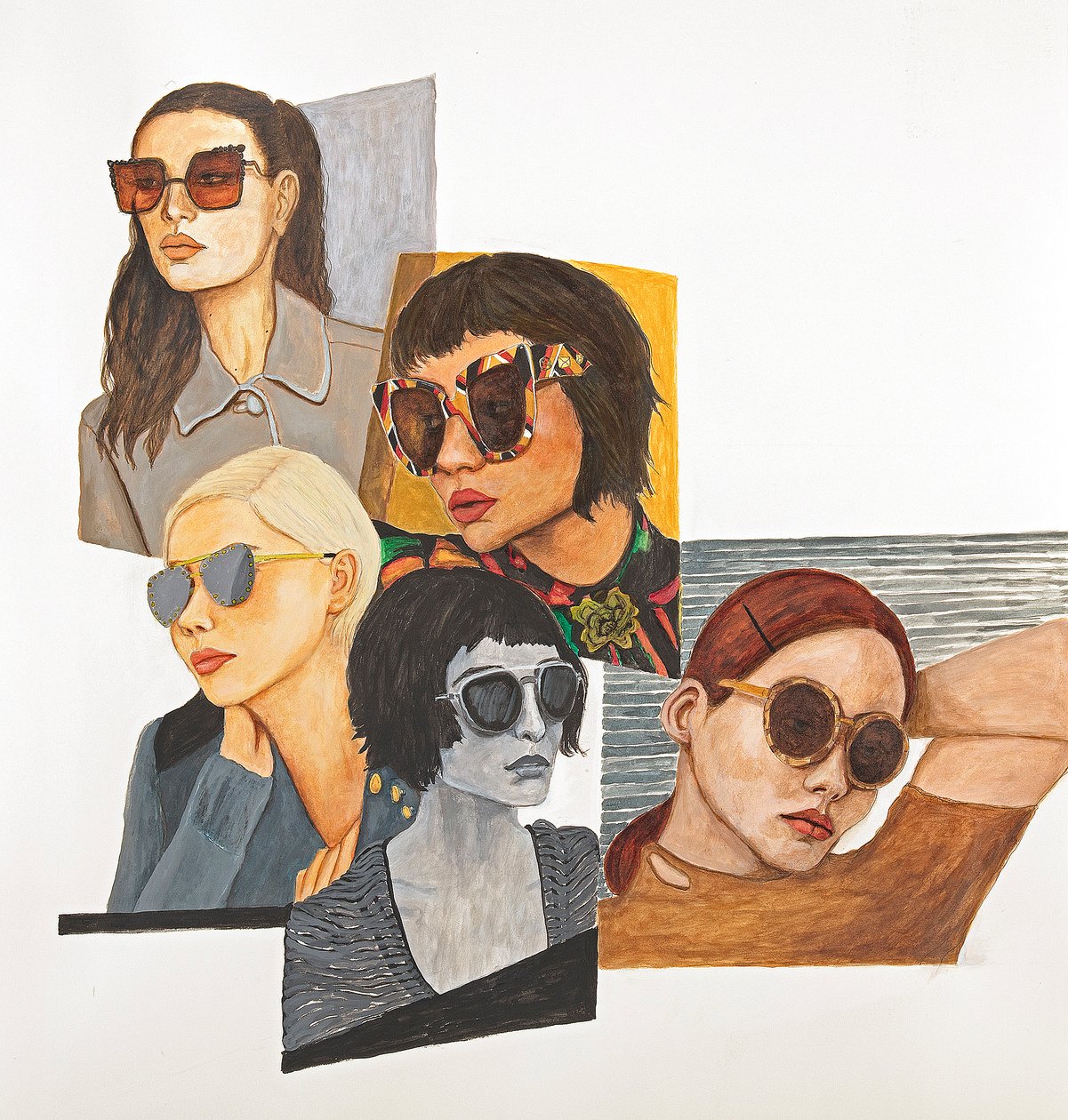 Women In Sunglasses by Stevie Taylor