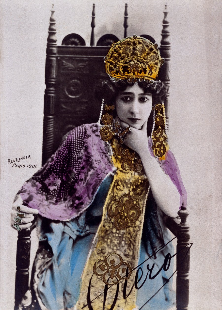 Portrait of Caroline (La Belle) Otero (1868-1965) by Studio Reutlinger
