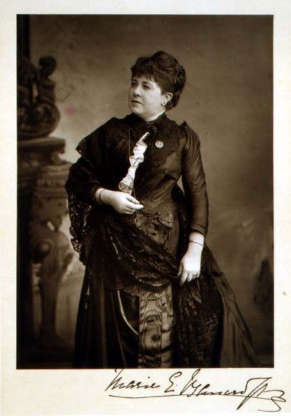 Marie Effie Wilton Bancroft, actress and theatrical manager, portrait photograph by Studio Walery