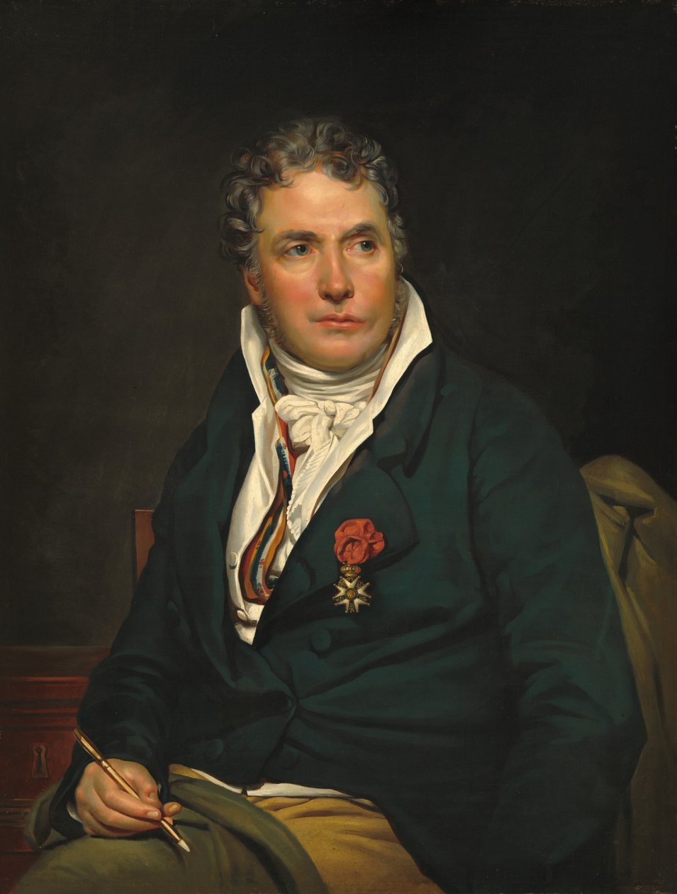Jacques-Louis David, c. 1813-1815 by Studio of Georges Rouget