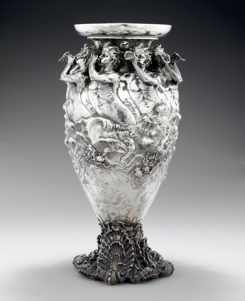 The Ogden Goelet and James Gordon Bennett Cup: a yachting trophy vase by Studios Tiffany