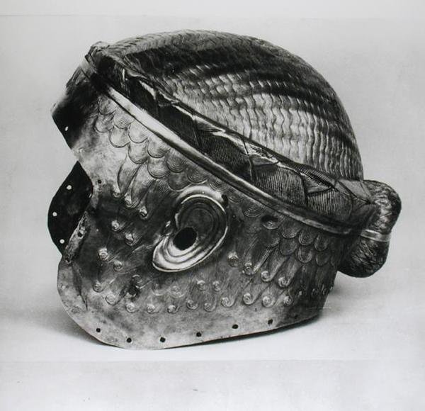 Electrum Helmet of King Mes-Kalem-Dug, c.2500-2400 BC by Sumerian