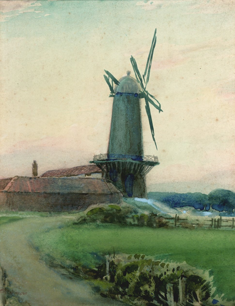 Study of a Windmill by Sunderland Rollison