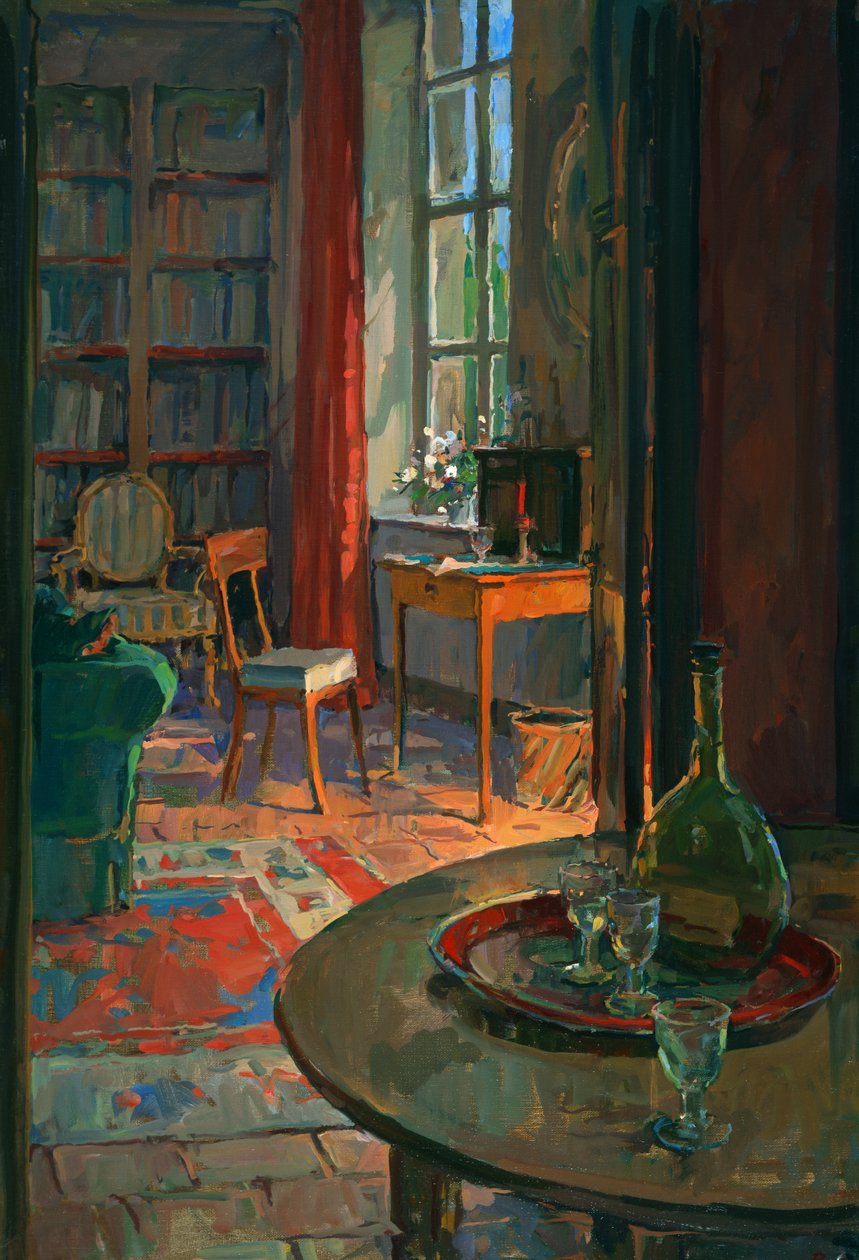 Interior at La Forge, Brittany by Susan Ryder