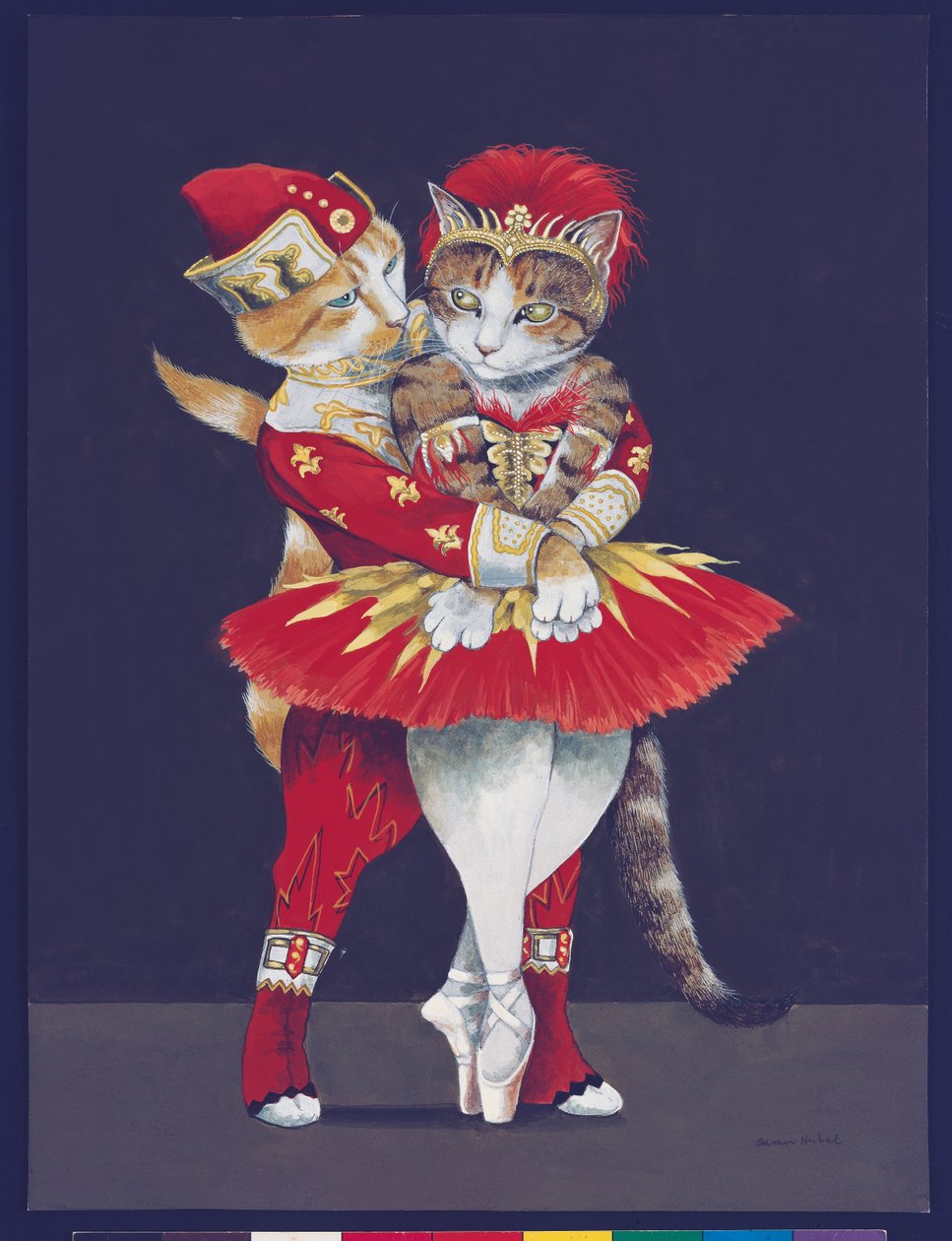 Illustration from Cats Galore! A Compendium of Cultured Cats by Susan Herbert