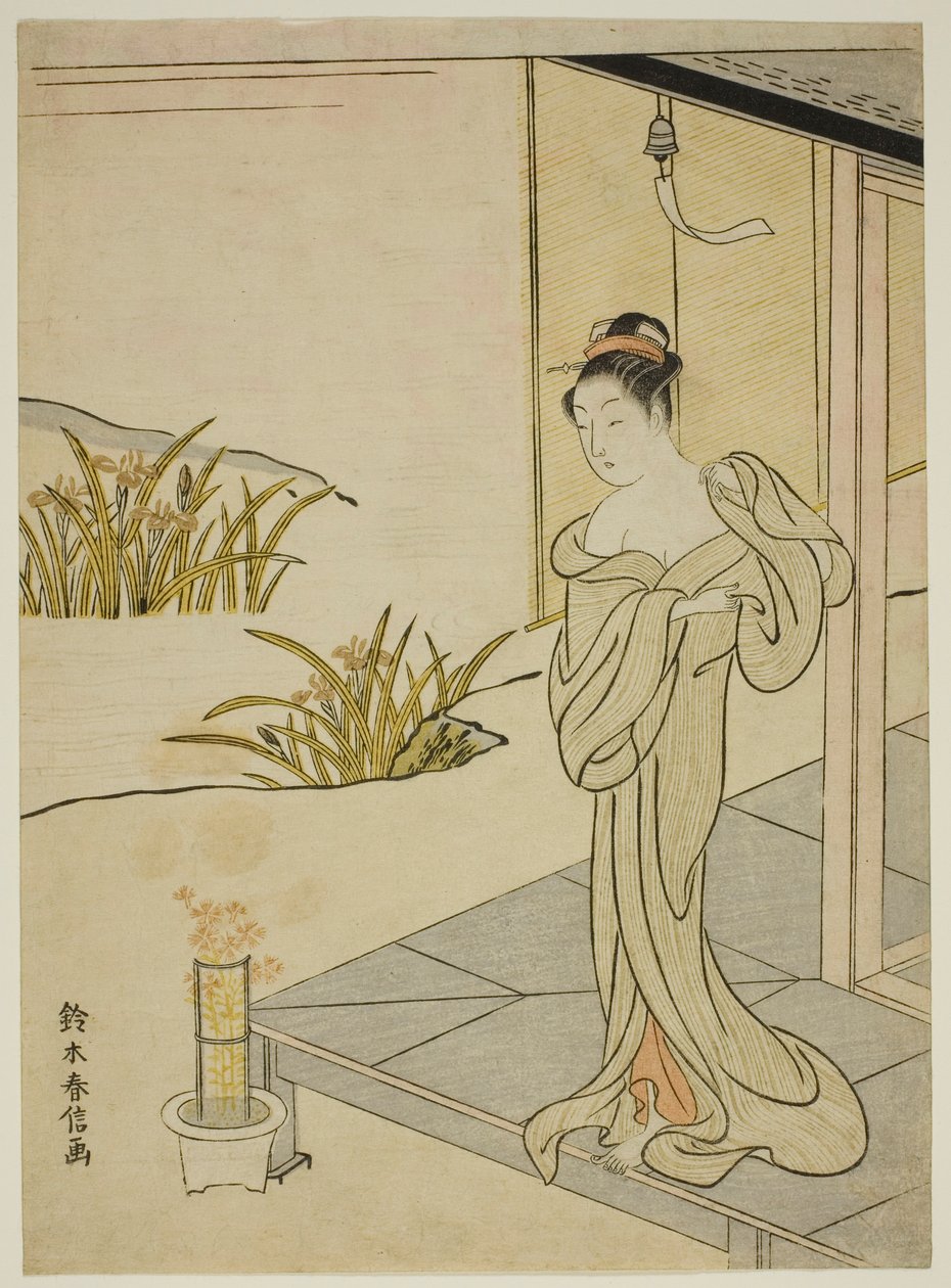 Summer, from the series "New Versions of Flowers of the Four Seasons" by Suzuki Harunobu