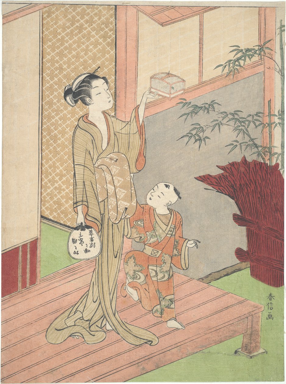 The Caged Locusts by Suzuki Harunobu