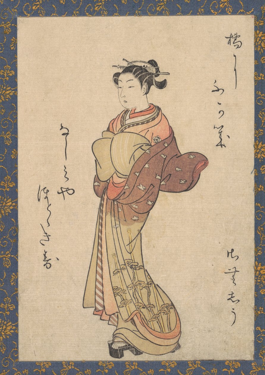 The Courtesans, from the Series, Seiro Bijin Awase Carver End Shigoro by Suzuki Harunobu