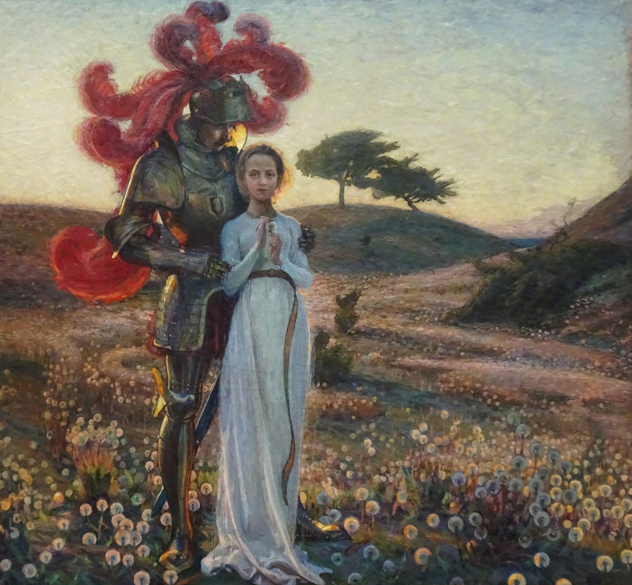 The Knight and the Maiden by Sven Richard Bergh