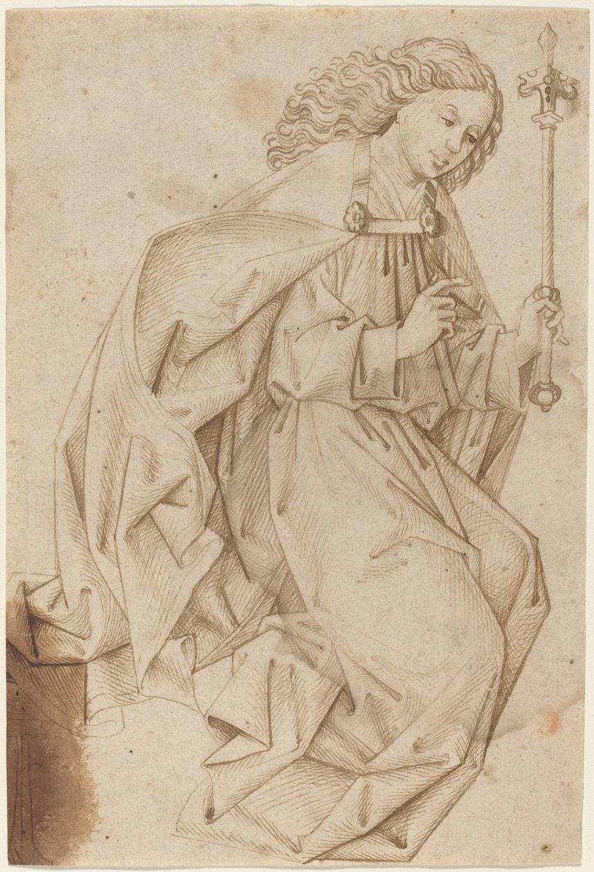 The Angel of the Annunciation by Swabian School