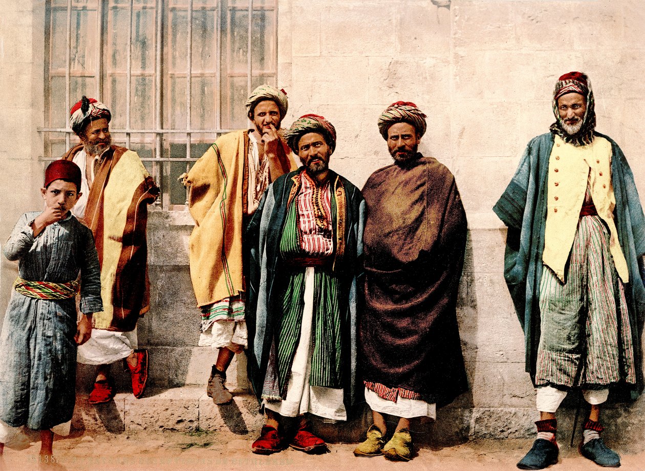 Christian peasants from the Bethlehem region by Swiss Photographer
