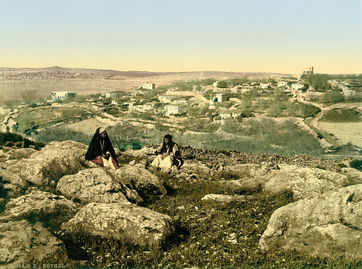 General view of Beitin (Bethel) by Swiss Photographer
