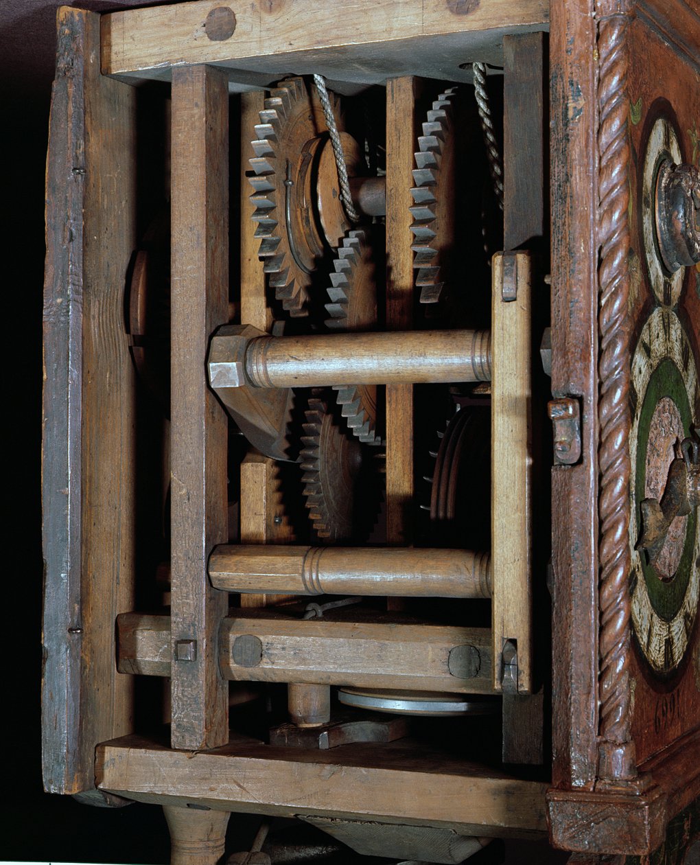 Domestic alarm clock, 1669 by Swiss School
