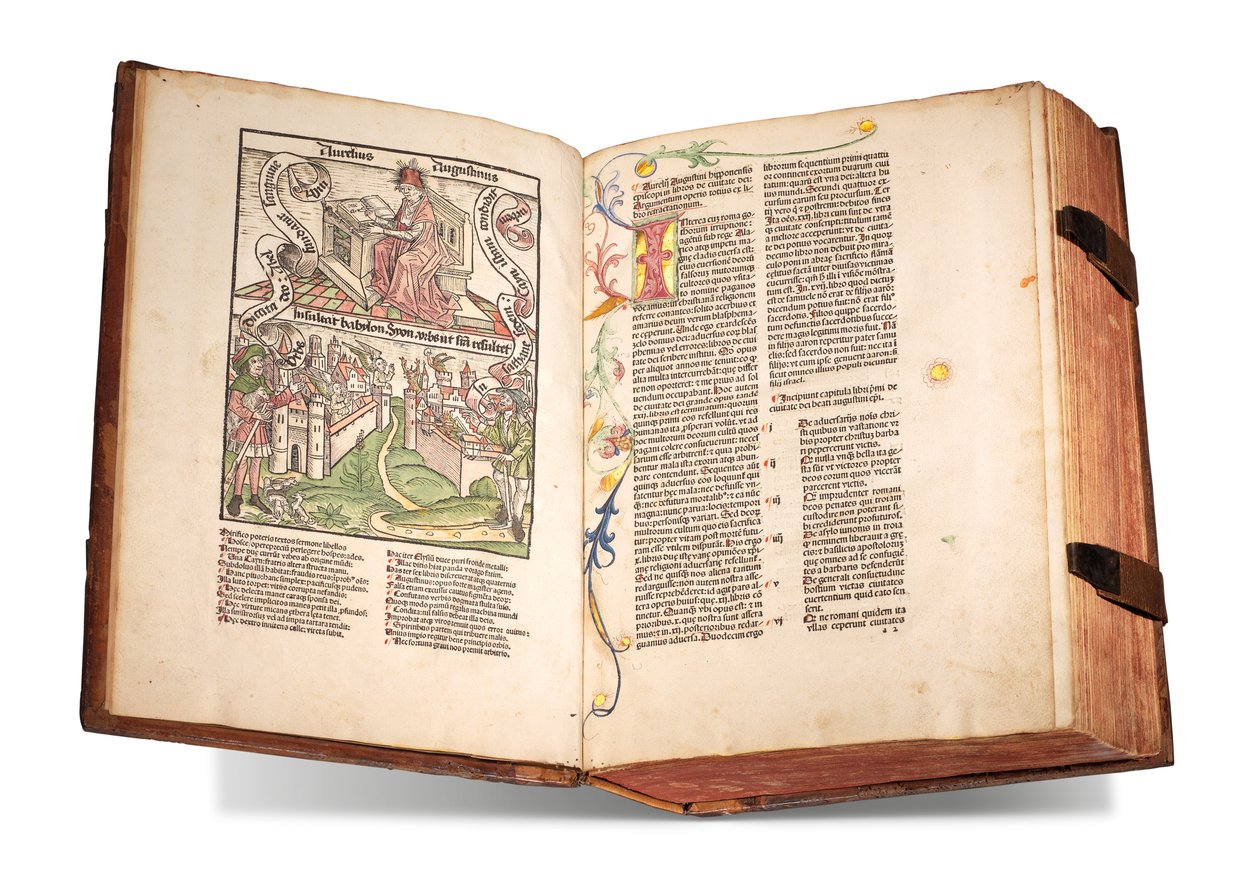 De Civitate Dei, with Commentary by Thomas Waleys by Swiss School