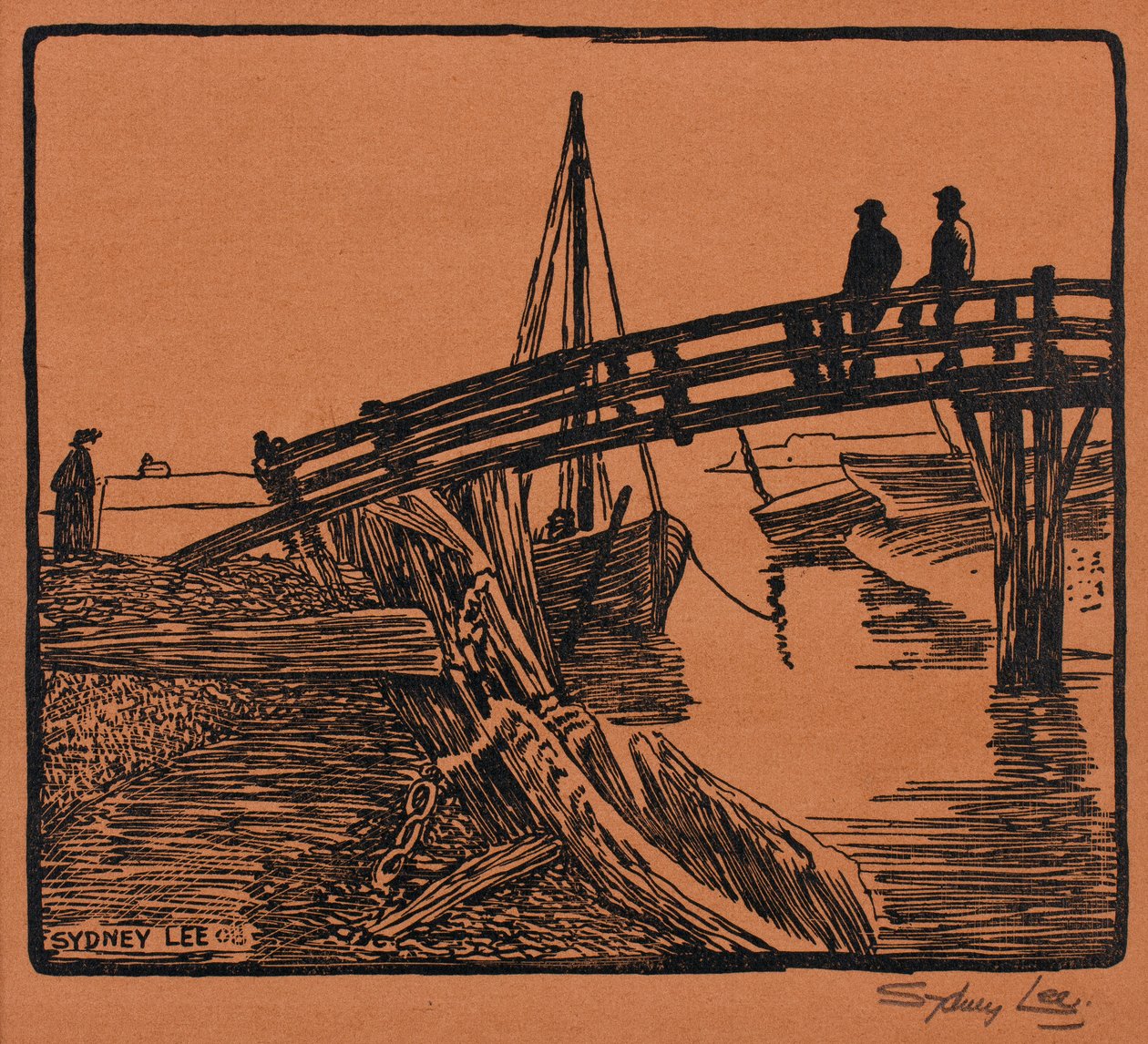 The Bridge, Walberswick by Sydney Lee