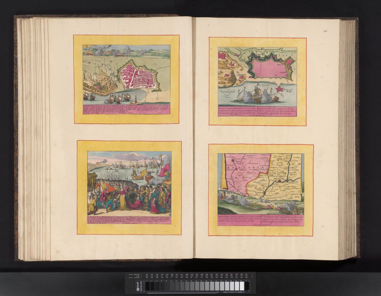 View of the City of Cádiz Cadiz (title on object) by Symon Novelanus (possibly)