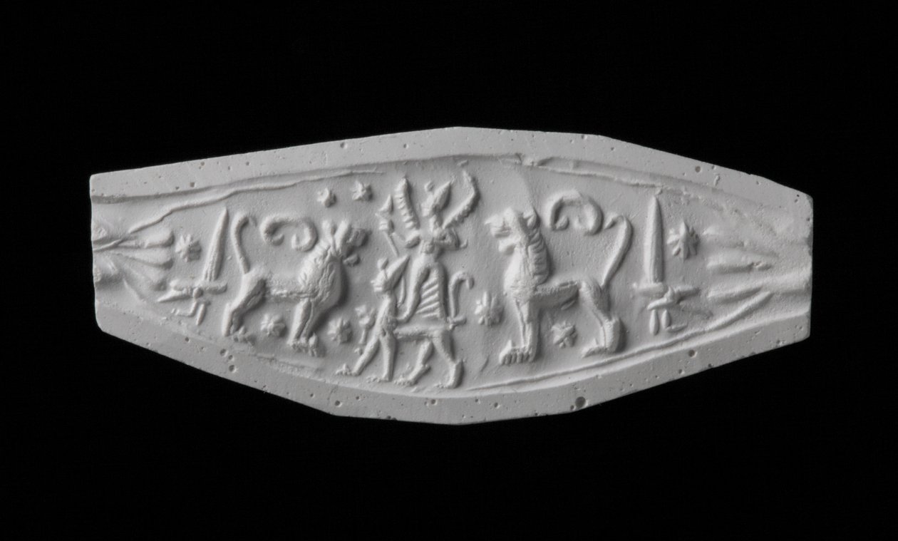 Cast of a seal ring, Late Bronze Age by Syrian