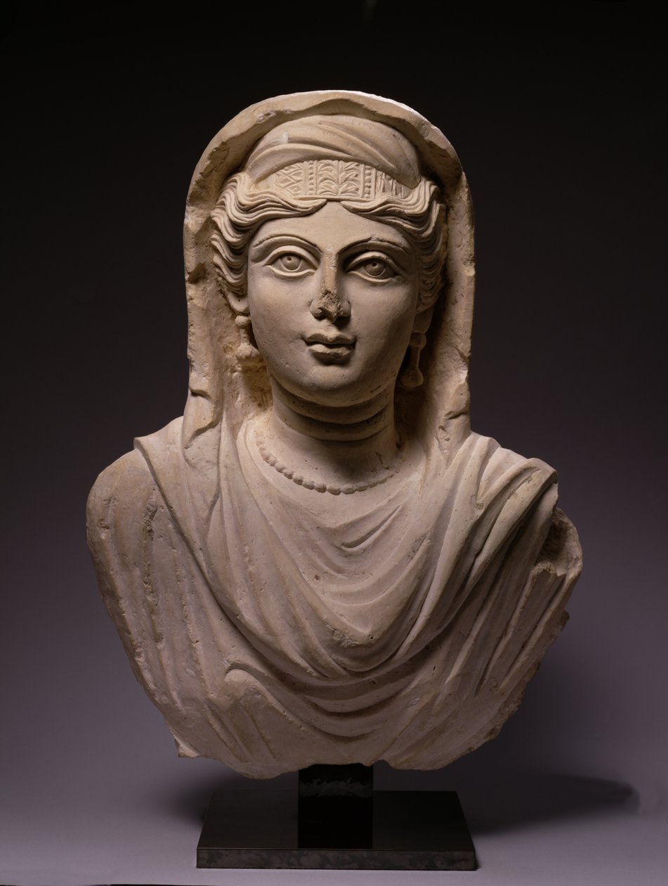 Female Bust, from Palmyra, mid-2nd century AD by Syrian