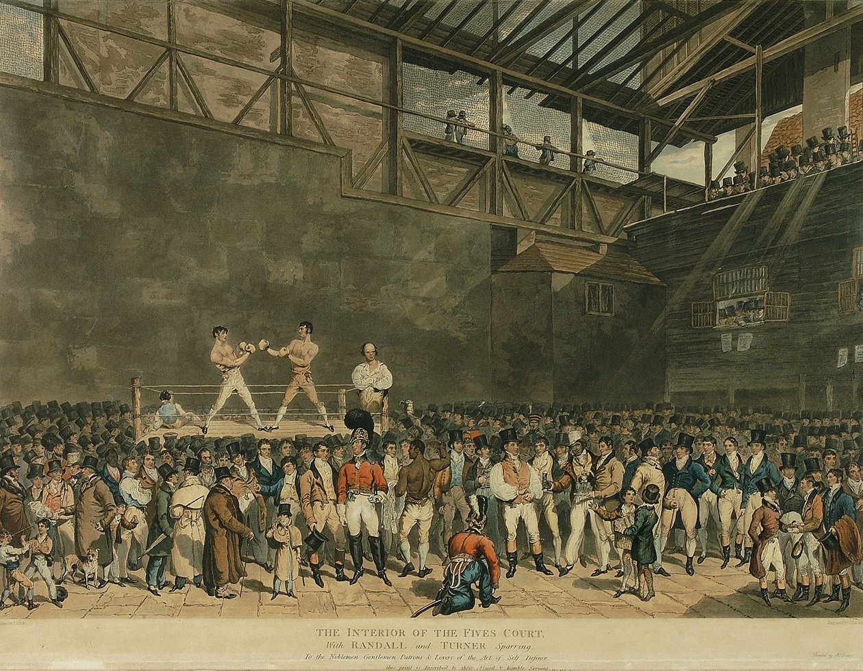 The Interior of the Fives Court, Engraved by Charles Turner by T. (after) Blake