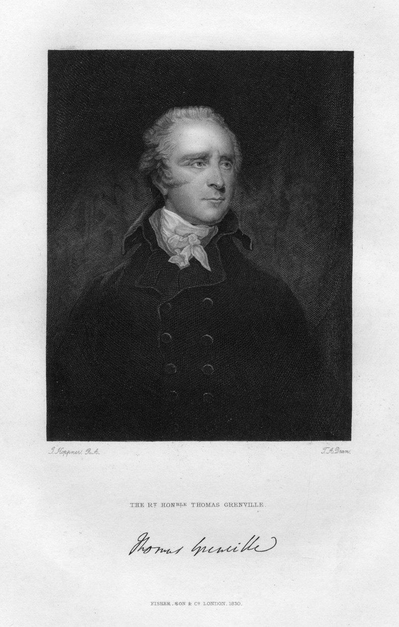 Thomas Grenville 1755-1846, British Politician and Bibliophile, 19th century by T. A. Dean