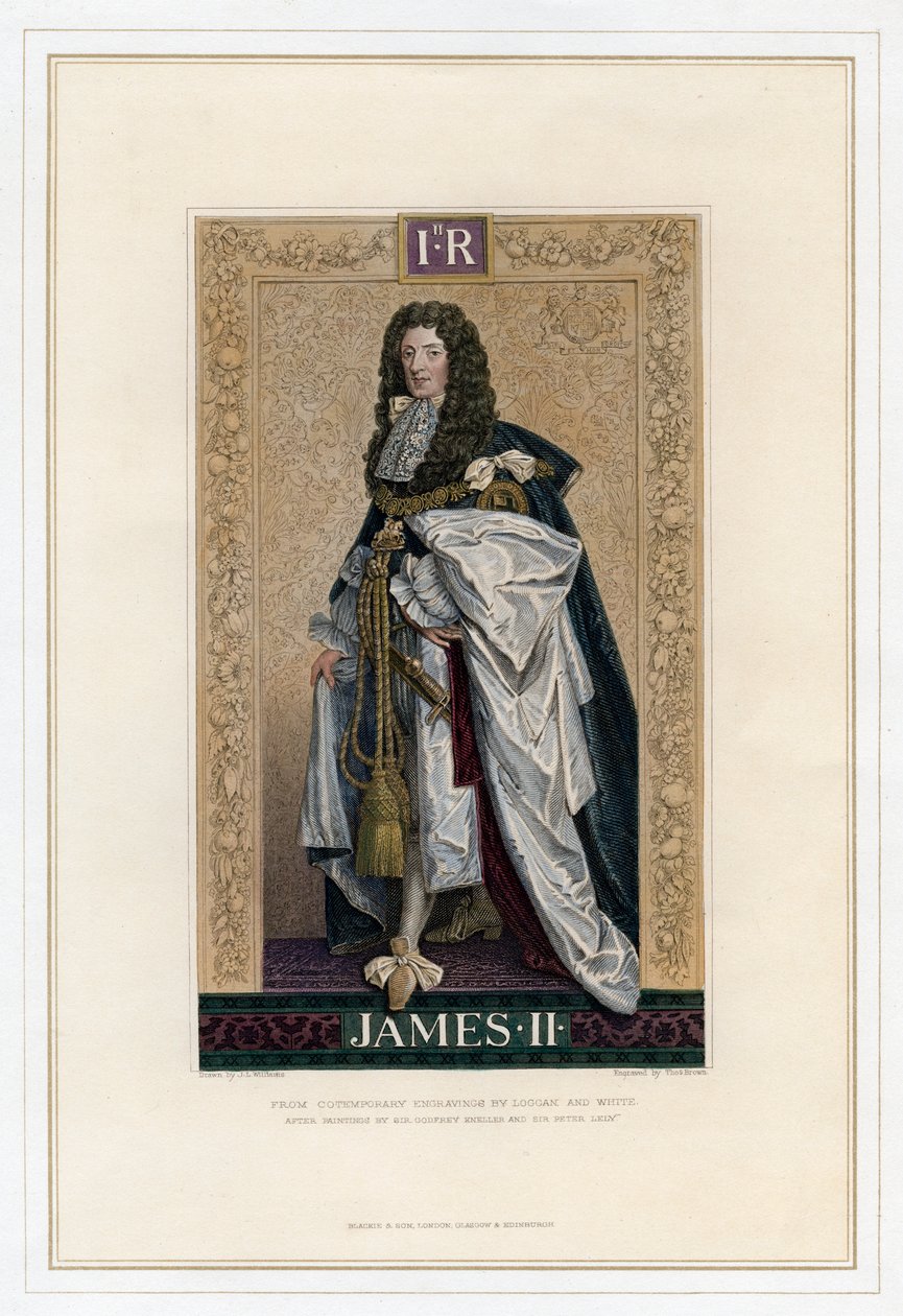 James II, King of England, Scotland and Ireland by T. Brown