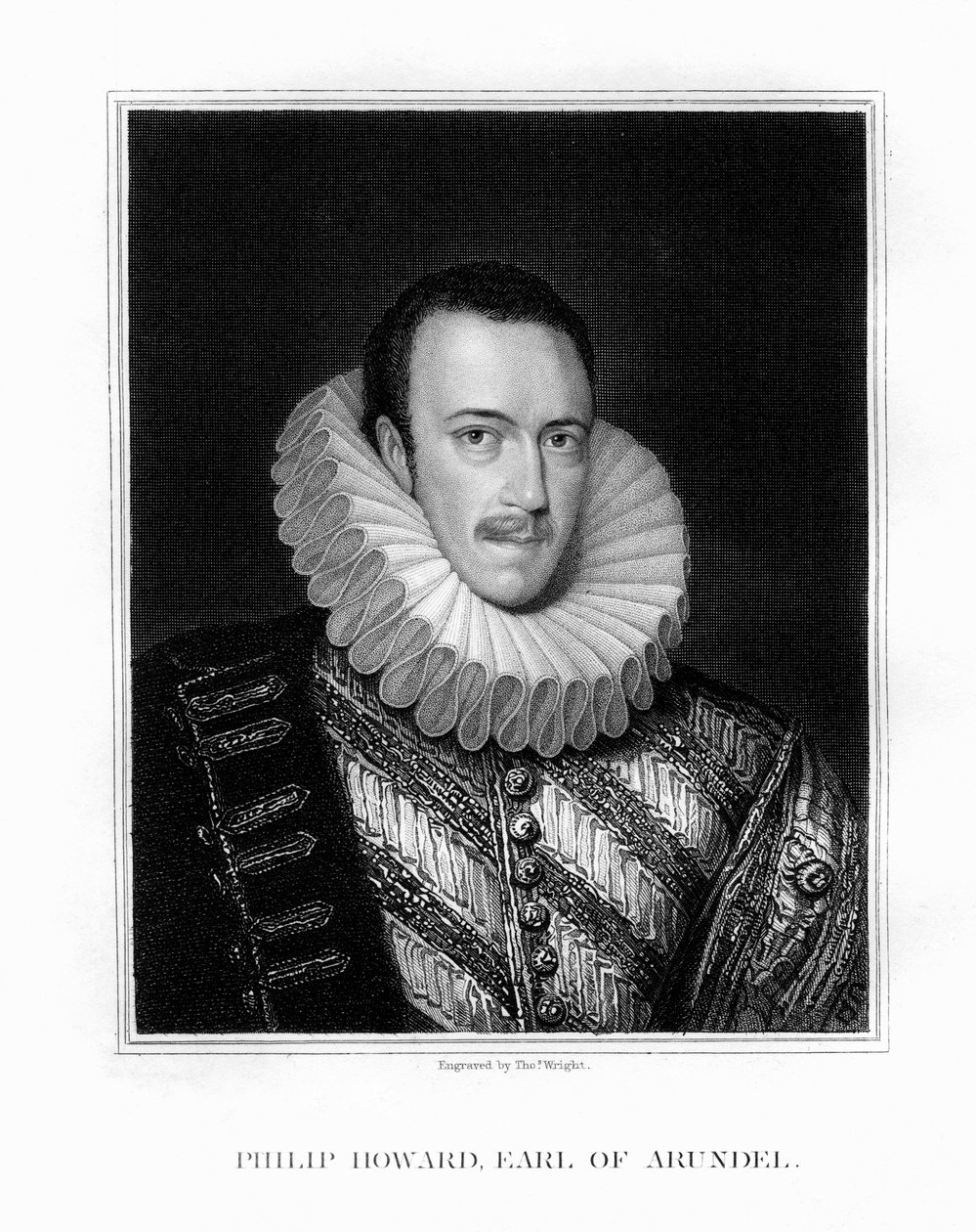 Saint Philip Howard, 20th Earl of Arundel, English Nobleman by T. Wright