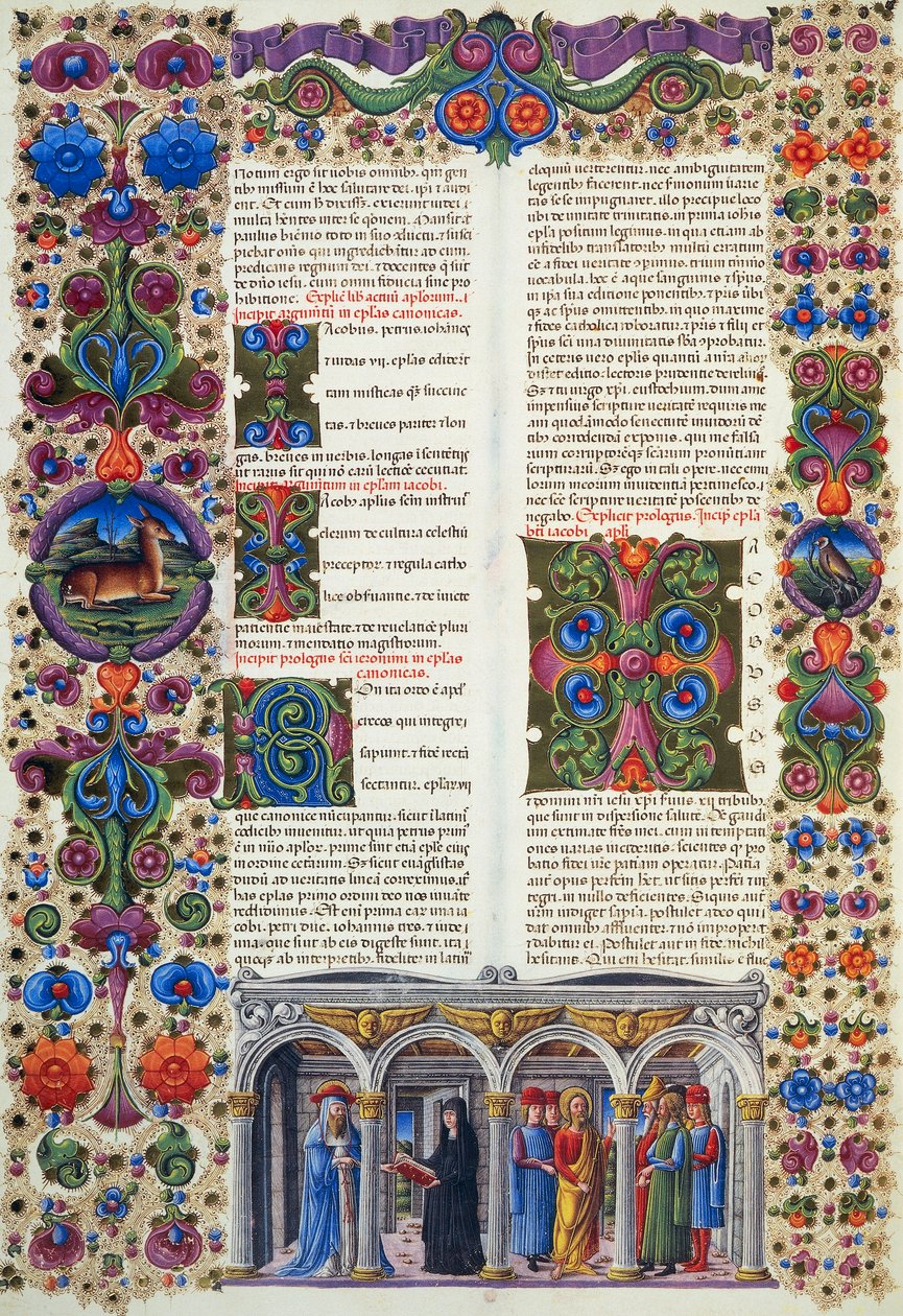 The Letter of James, from Volume II of Bible of Borso d