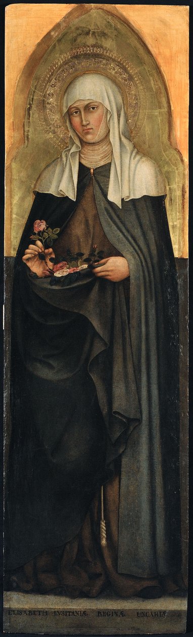 Saint Elizabeth of Thuringia by Taddeo di Bartolo