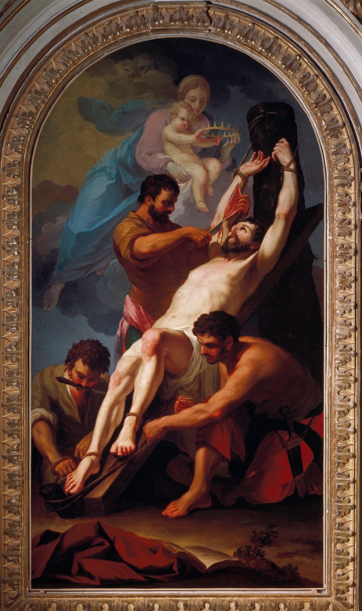 The Martyr of the Apostle Saint Barthelemy by Taddeusz (1727 1793) Kuntze