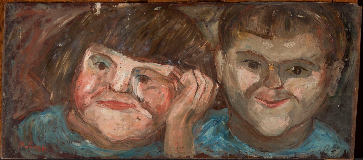 Two Children by Tadeusz Makowski