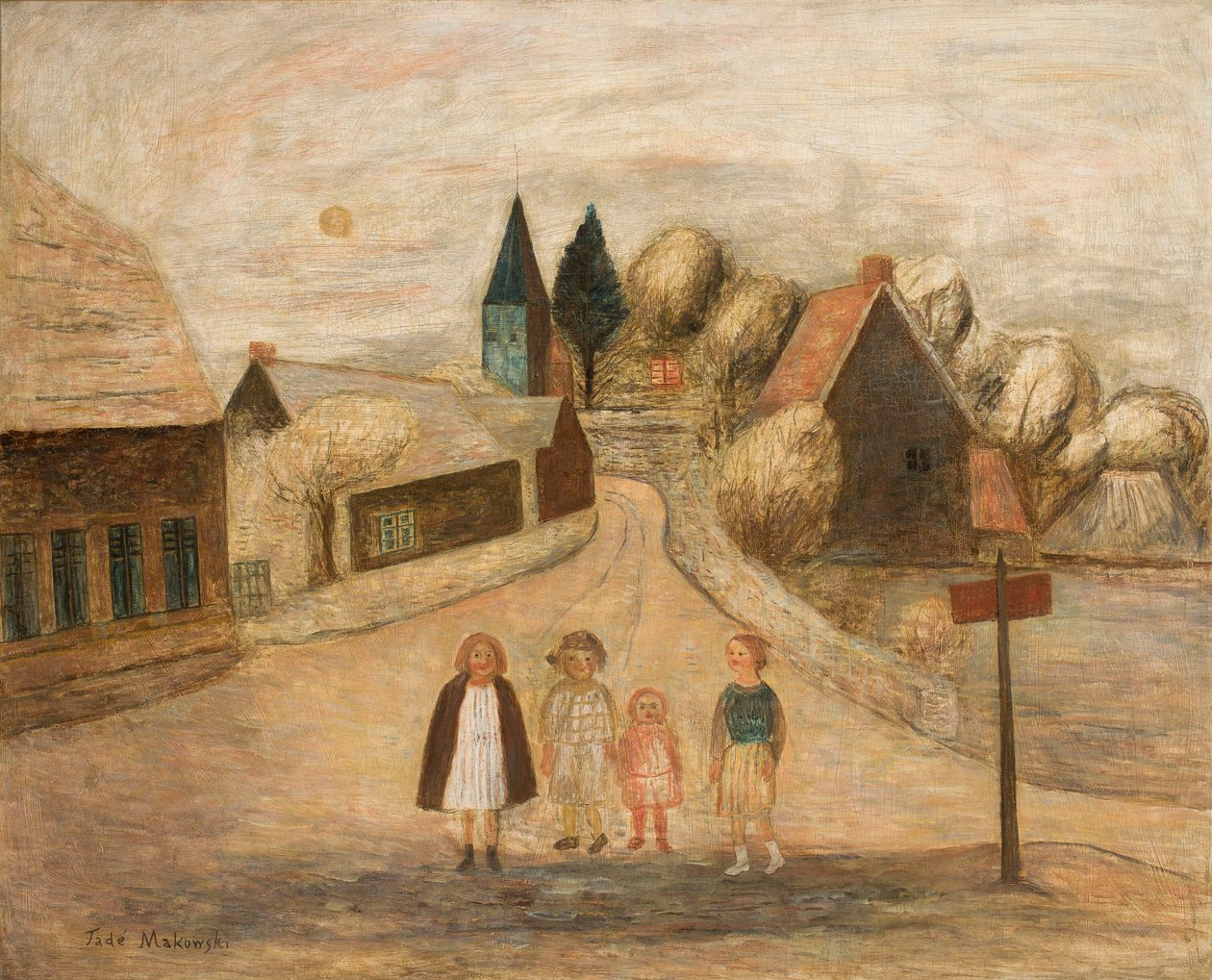Norman Landscape (Breuilpont) by Tadeusz Makowski