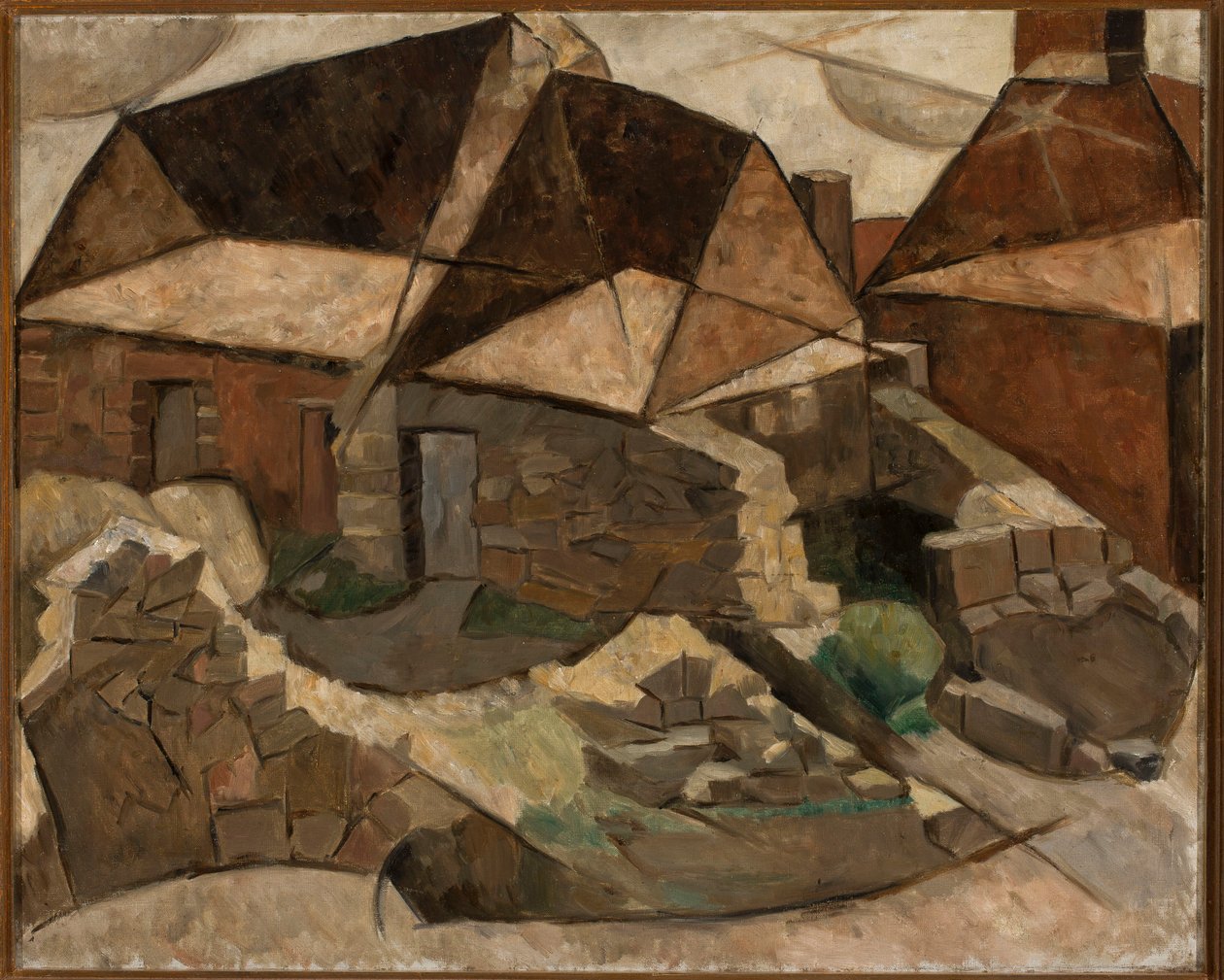 Landscape with Houses by Tadeusz Makowski