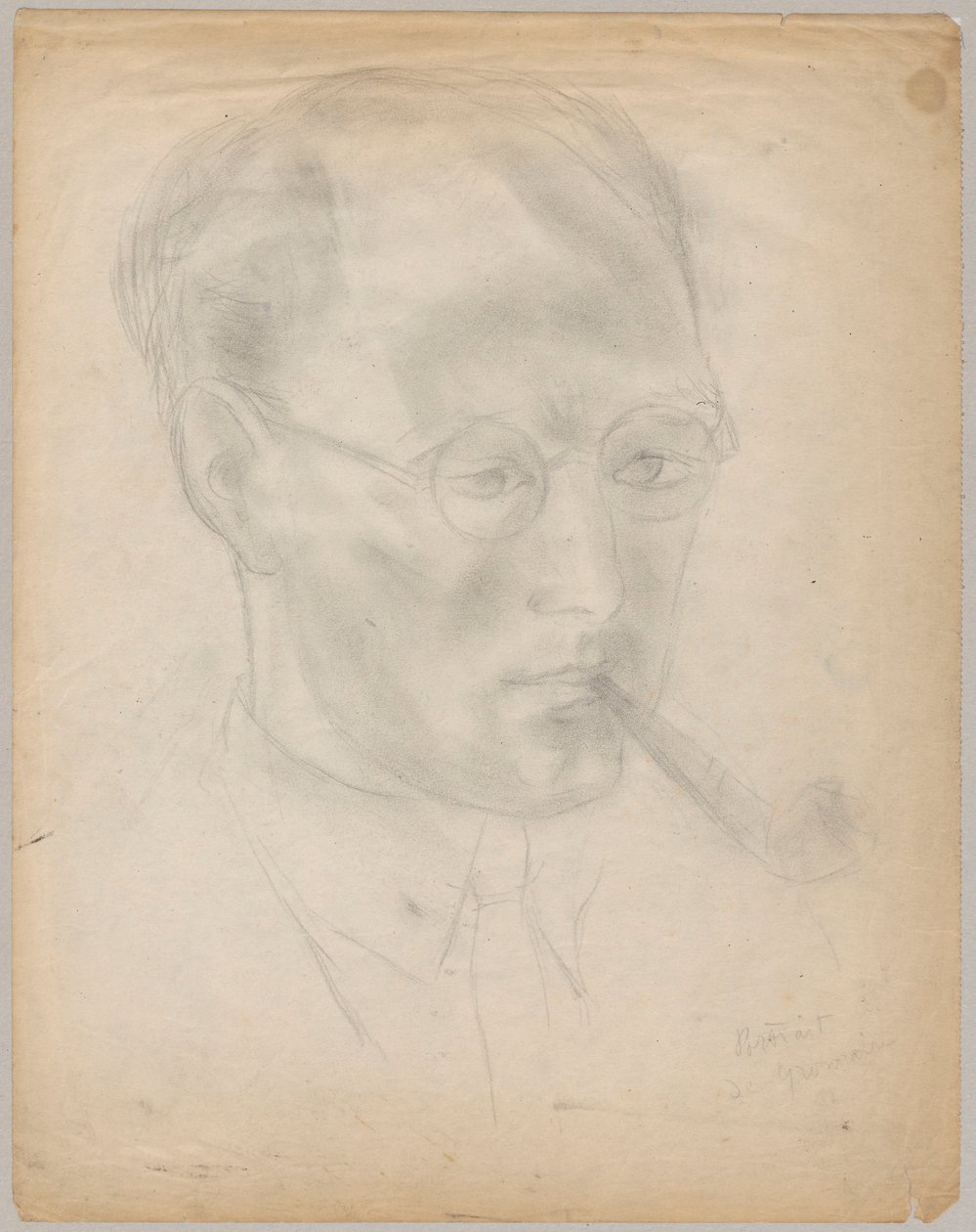 Portrait of Marceli Gromeire by Tadeusz Makowski