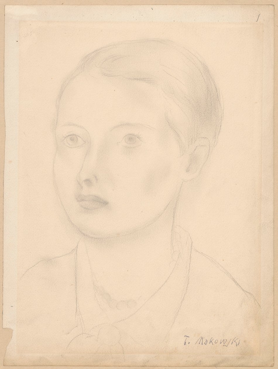 Portrait of a Young Girl by Tadeusz Makowski