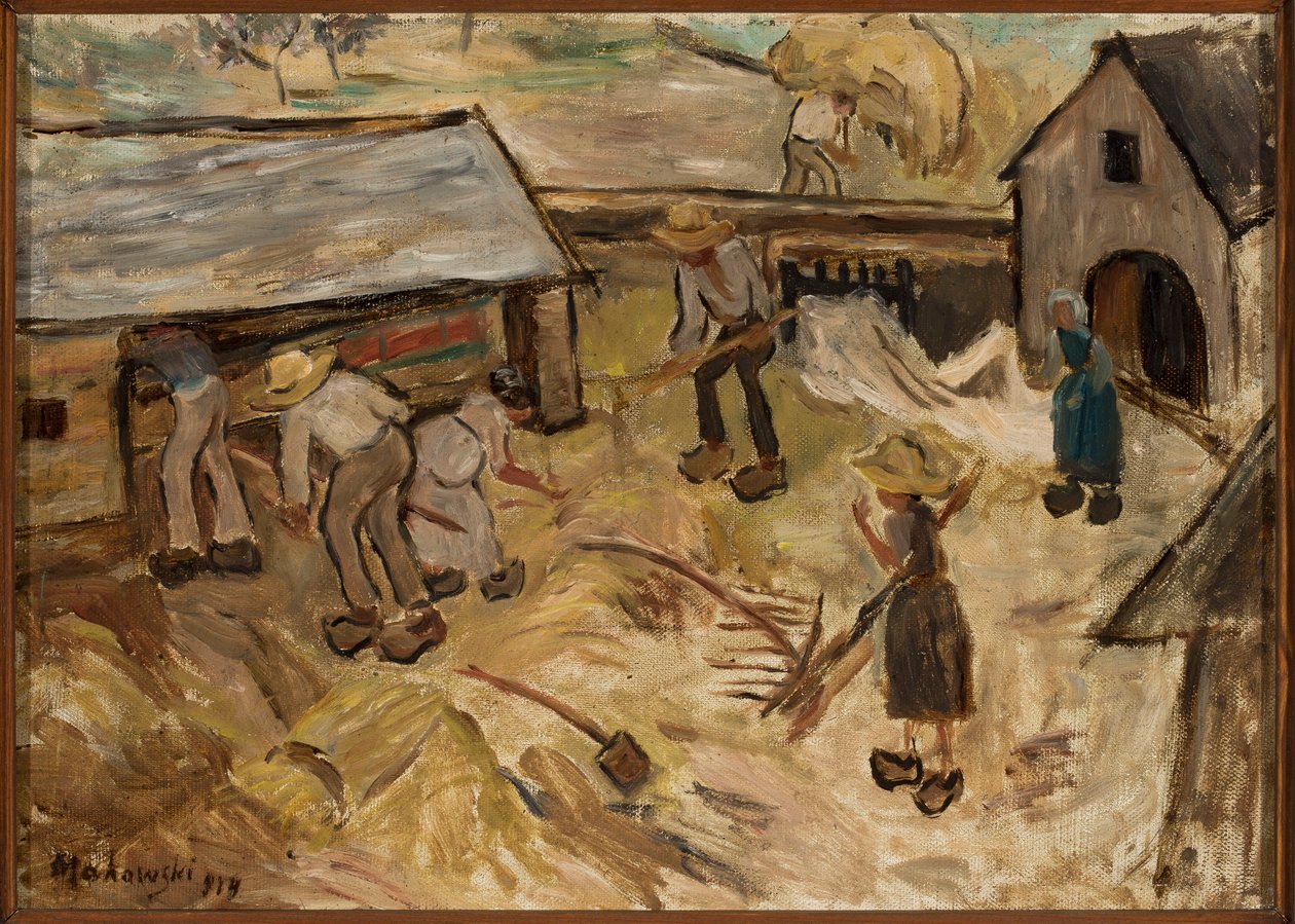 Żniwa by Tadeusz Makowski