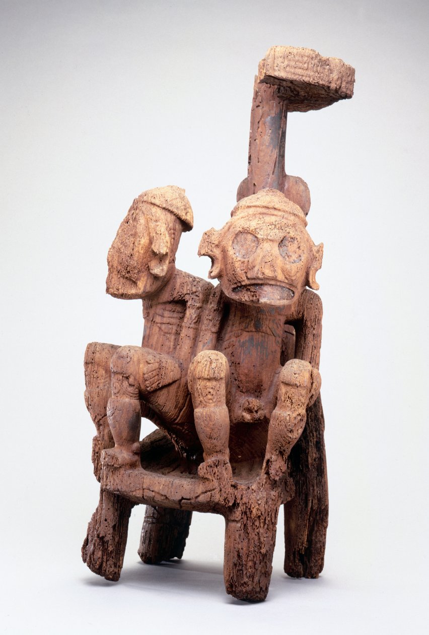 Zemi with twin figures by Taino Culture