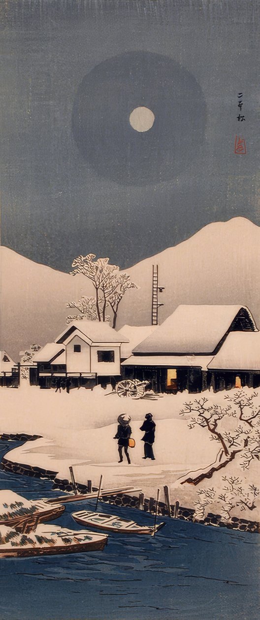 Snow at Nipponmatsu by Takahashi Hiroaki