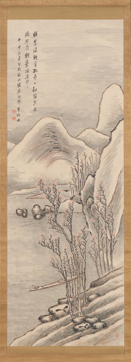 Snowy Landscape, 1824 by Takahashi Sohei