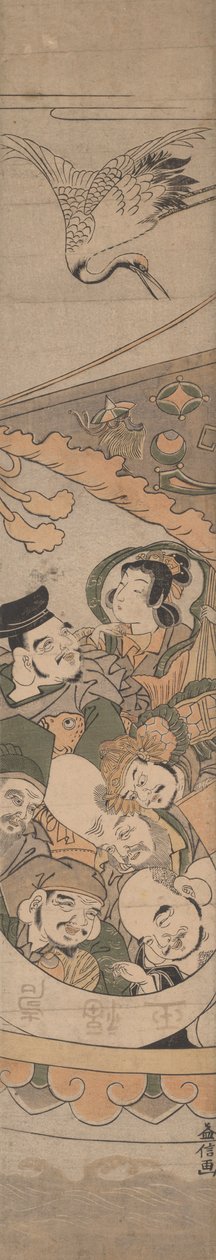 Seven Gods of Good Fortune by Tanaka Masunobu