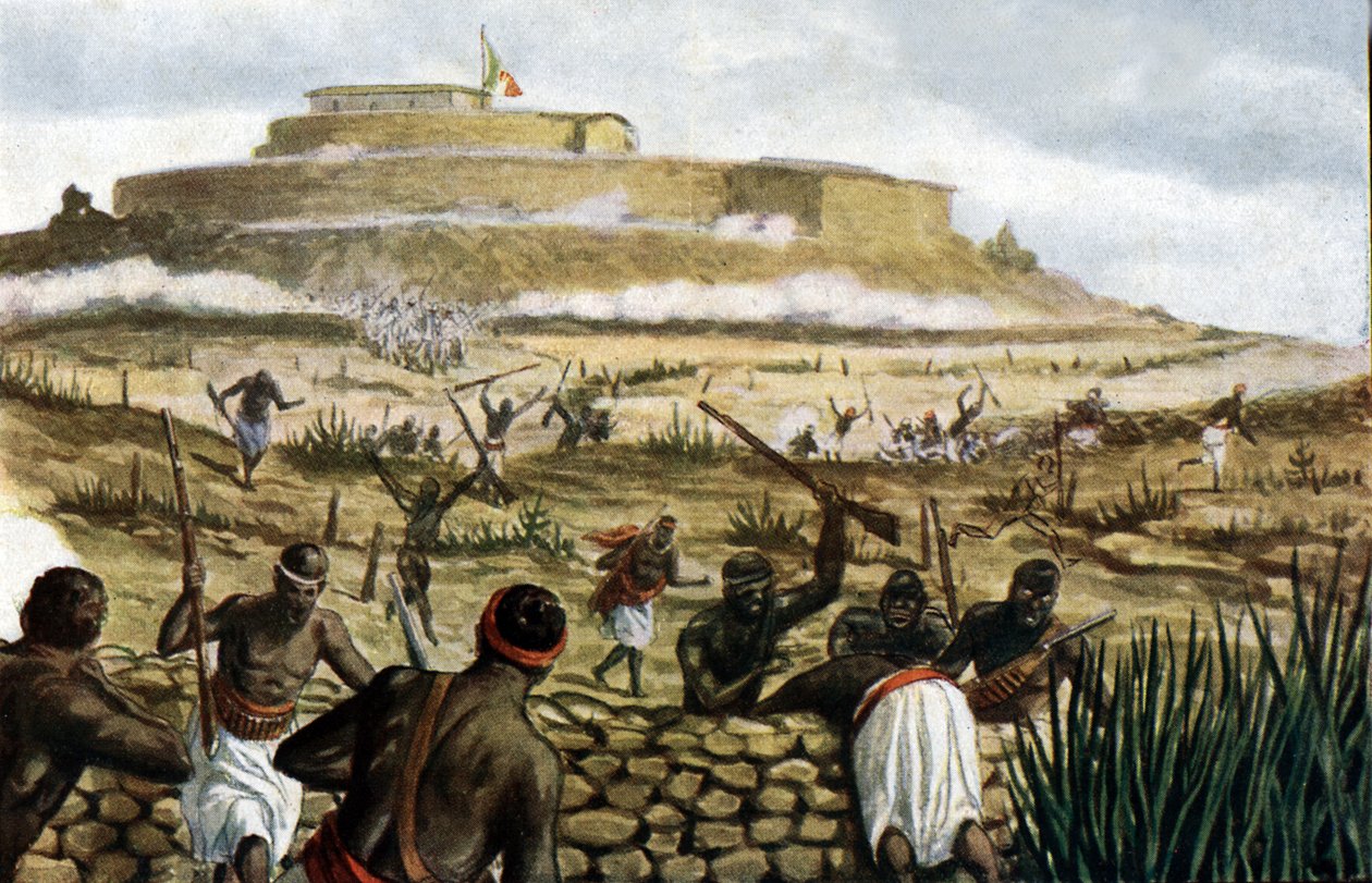 Mount Abba Gerima at the Battle of Adwa by Tancredi Scarpelli
