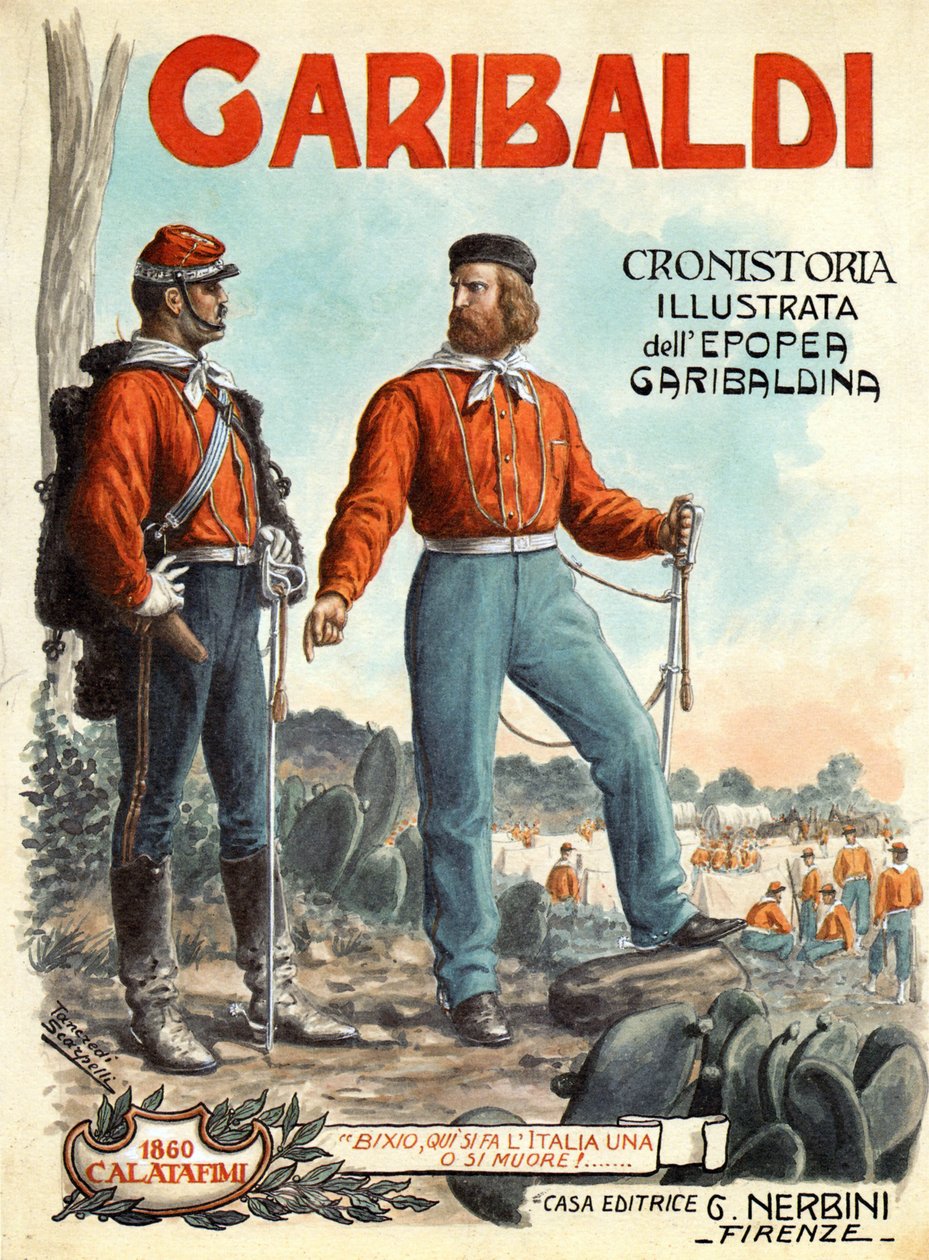 Portrait of Giuseppe Garibaldi, Hero of the Italian Unity (Risorgimento ...