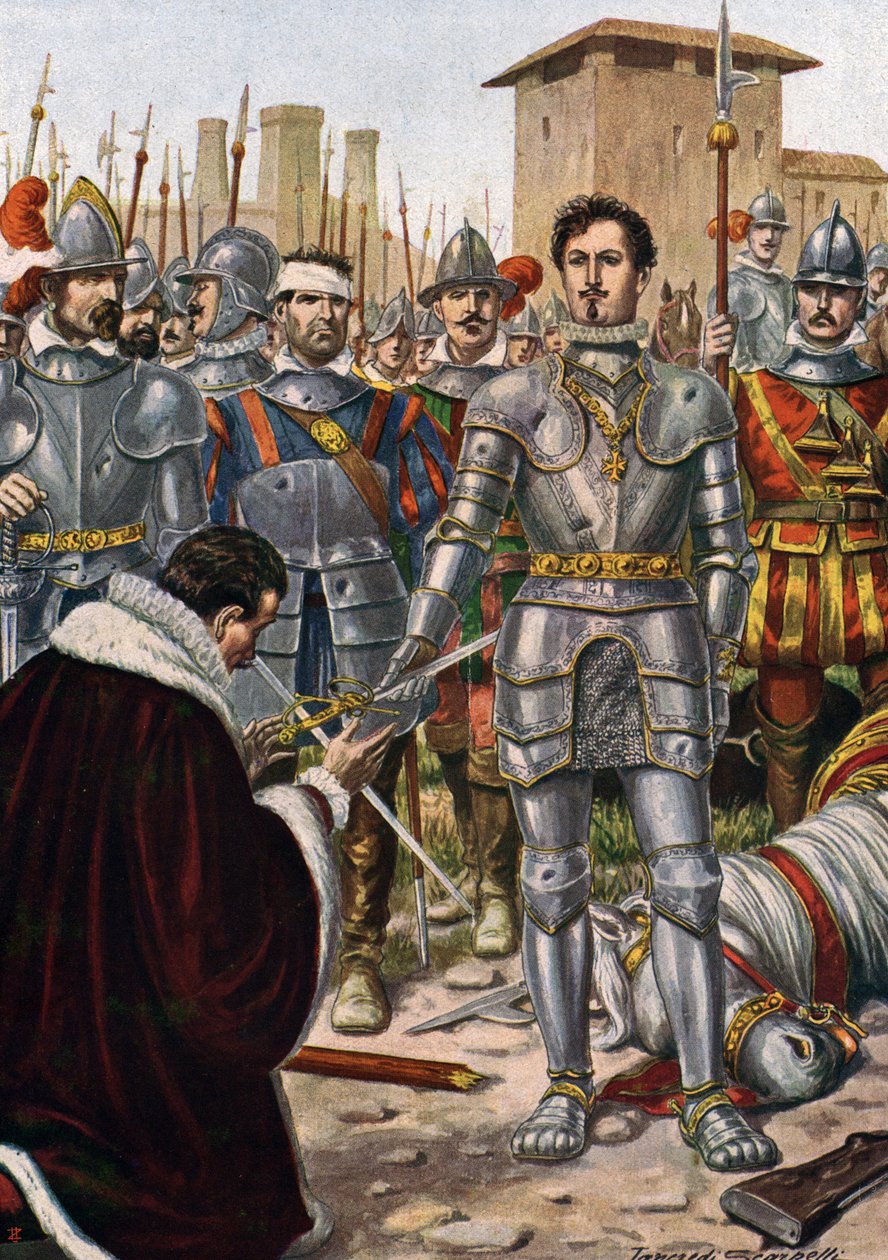 War of Italy (1521-1526): the Battle of Pavia (24 February 1525) by Tancredi Scarpelli