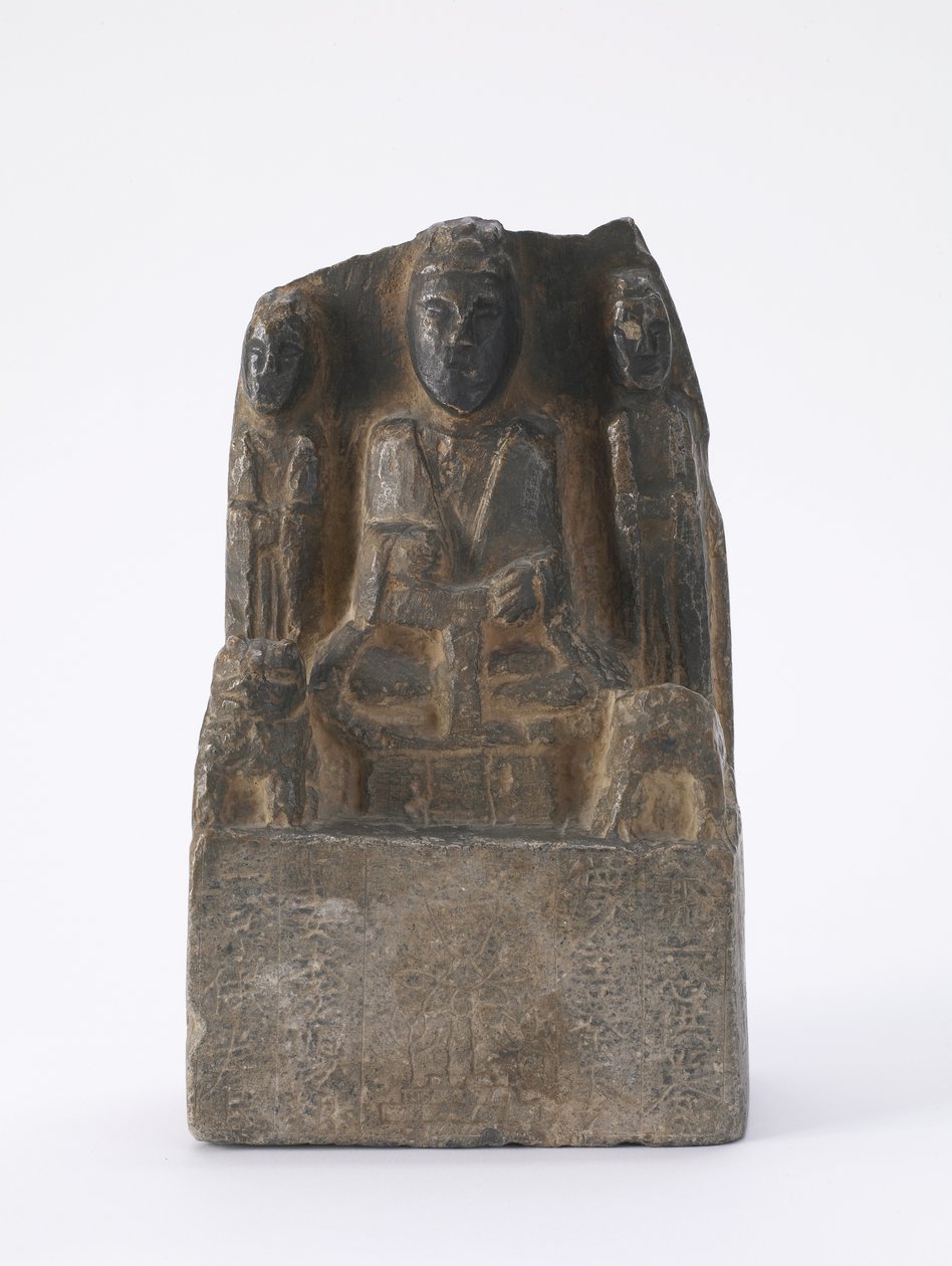 Daoist votive trinity, 642 by Tang Dynasty Chinese School