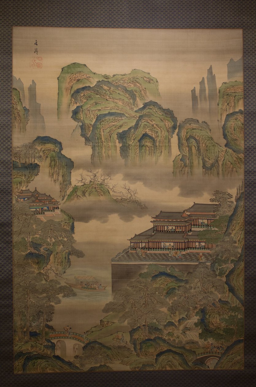 Palace Landscape, early 19th century by Tani Buncho