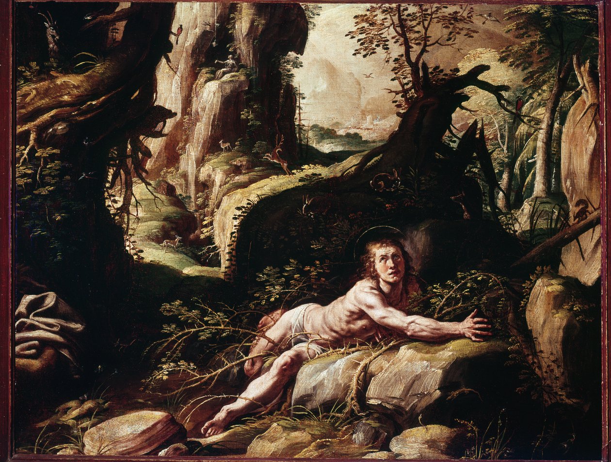 Saint Benedict Among the Brambles by Tanzio da Varallo