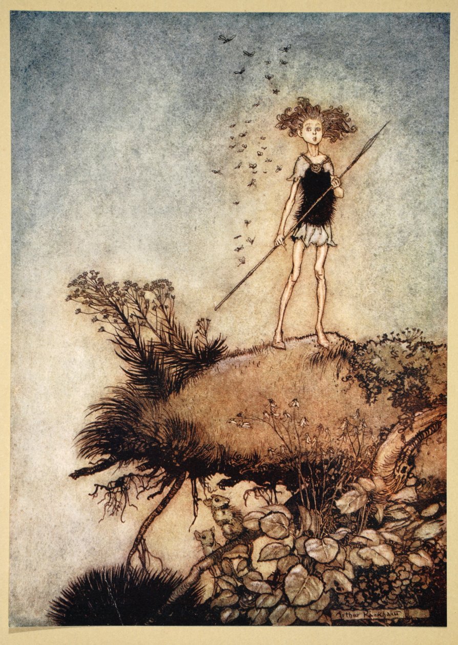 One aloof stand sentinel, illustration from 