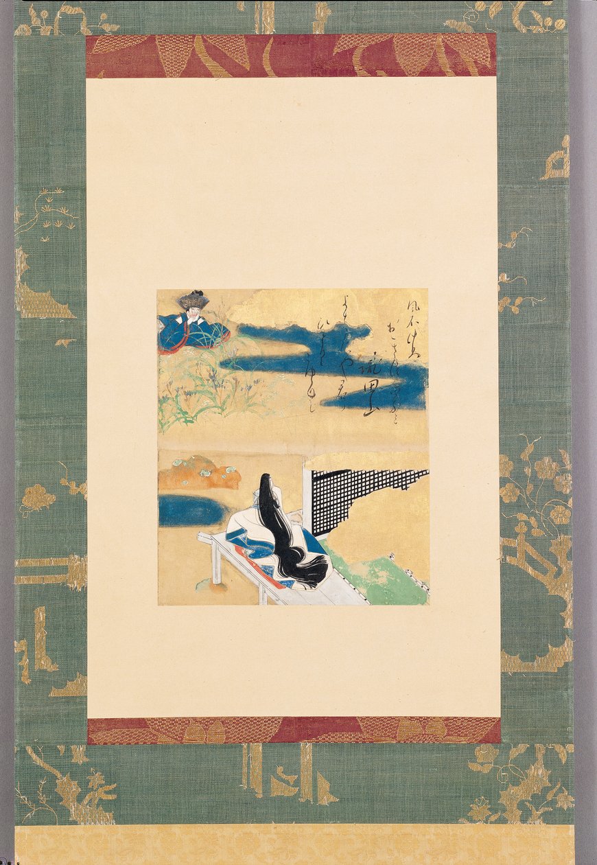 Setting Out For Kawachi by Tawaraya Sotatsu